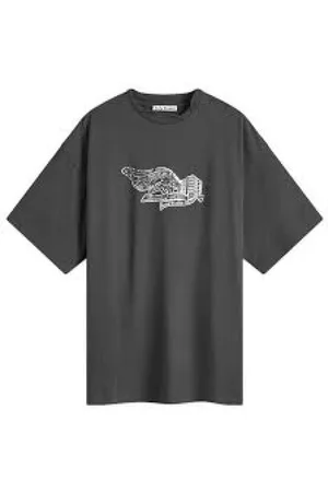 Acne Studios Heren, Tops, Zwart, Maat: XL Katoen