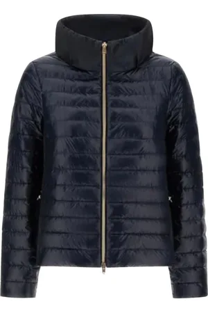 HERNO Dames, Jassen, Blauw, Maat: L Nylon