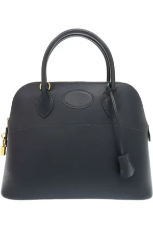 Hermès Dames, Pre-owned, Blauw, Maat: ONE Size Leer