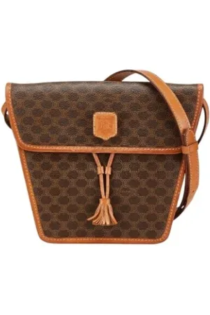 Céline Dames, Pre-owned, Bruin, Maat: ONE Size Leer