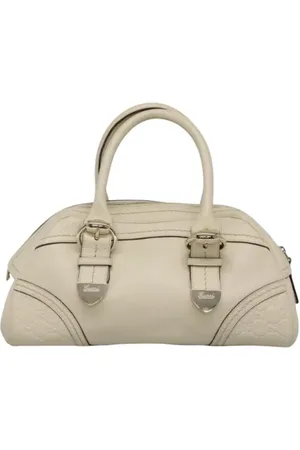 Gucci Dames, Pre-owned, Wit, Maat: ONE Size Leer