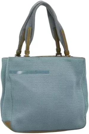 Prada Dames, Pre-owned, Blauw, Maat: ONE Size Nylon