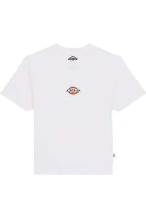 Dickies Dames, Tops, Wit, Maat: L Katoen