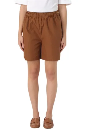 Max Mara Dames, Korte broeken, Bruin, Maat: S