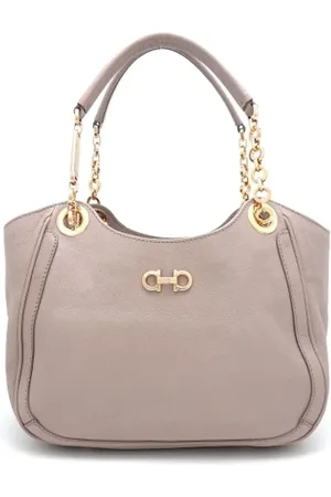 Salvatore Ferragamo Dames, Pre-owned, , Maat: ONE Size Leer
