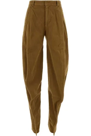Y / PROJECT Dames, Broeken, Bruin, Maat: XS Velours