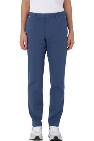 HUGO BOSS Heren, Broeken, Blauw, Maat: 2XL Katoen