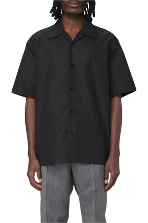 Jil Sander Heren, Overhemden, Zwart, Maat: XL Katoen