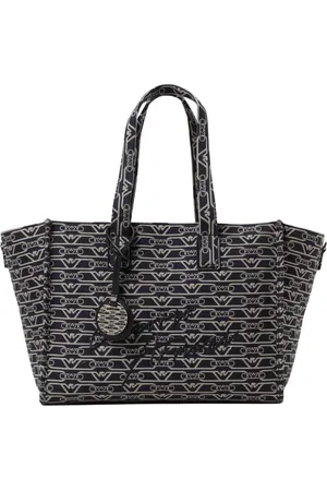 Emporio Armani Dames, Tassen, Blauw, Maat: ONE Size Denim