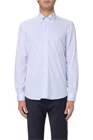 FAY Heren, Overhemden, Blauw, Maat: 4XL