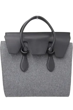 Céline Dames, Pre-owned, Grijs, Maat: ONE Size Leer