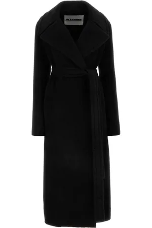 Jil Sander Dames, Mantels, Zwart, Maat: S