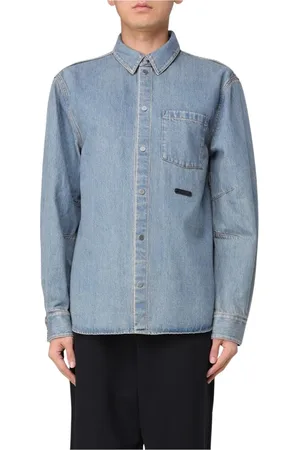 Helmut Lang Heren, Overhemden, Blauw, Maat: M Denim