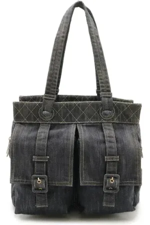 CHANEL Dames, Pre-owned, Blauw, Maat: ONE Size Denim