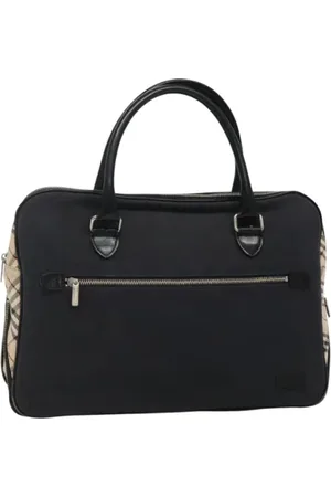 Burberry Dames, Pre-owned, Blauw, Maat: ONE Size Leer