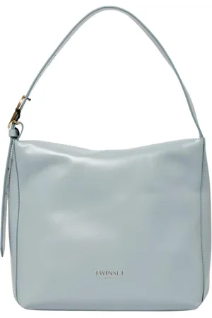Twin-Set Dames, Tassen, Blauw, Maat: ONE Size Leer