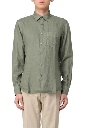 Aspesi Heren, Overhemden, Groen, Maat: 3XL Linnen