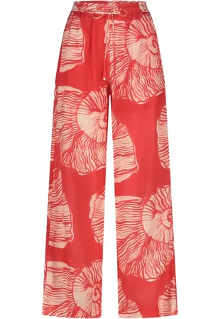 Fabienne Chapot Dames, Broeken, Rood, Maat: XL