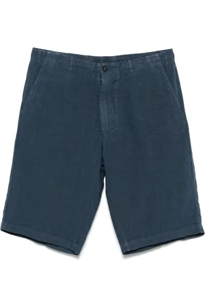corneliani Heren, Korte broeken, Blauw, Maat: 2XL Linnen