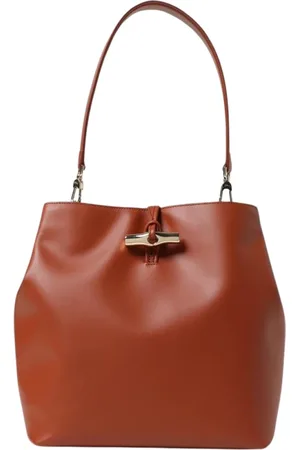 Longchamp Dames, Tassen, Bruin, Maat: ONE Size Leer