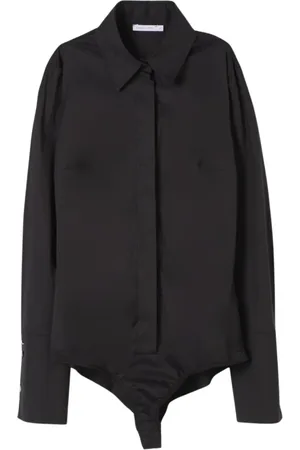 Patrizia Pepe Dames, Tops, Zwart, Maat: 2XS Katoen