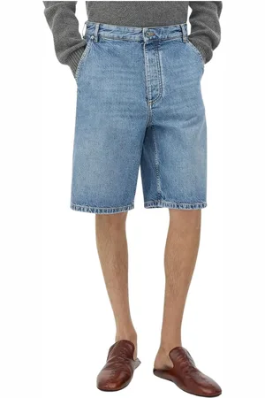 Bottega Veneta Heren, Korte broeken, Blauw, Maat: M Denim