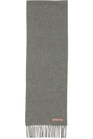 Acne Studios Unisex, Accessoires, Grijs, Maat: ONE Size Wol