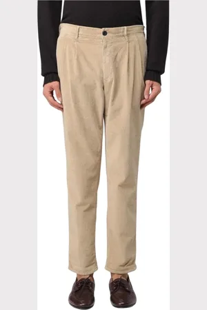 Incotex Heren, Broeken, Grijs, Maat: W40 Corduroy