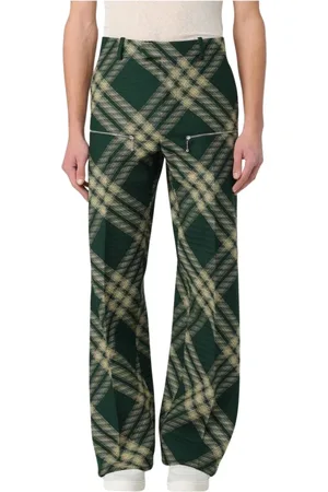 Burberry Heren, Broeken, Groen, Maat: L