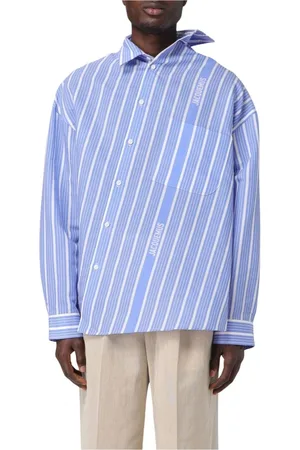 Jacquemus Heren, Overhemden, Blauw, Maat: S Katoen
