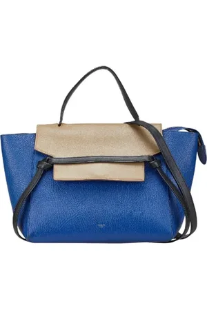Céline Dames, Pre-owned, Blauw, Maat: ONE Size Leer
