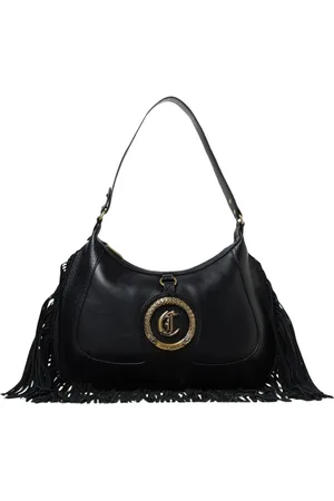 Roberto Cavalli Dames, Tassen, Zwart, Maat: ONE Size Leer