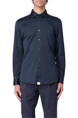 Peuterey Heren, Overhemden, Blauw, Maat: 2XL