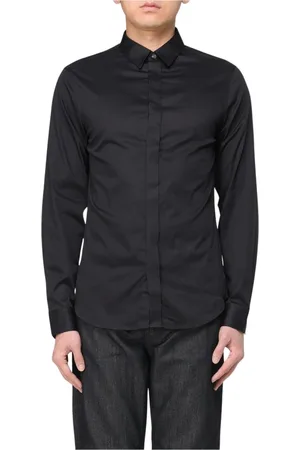Armani Exchange Heren, Overhemden, Zwart, Maat: M
