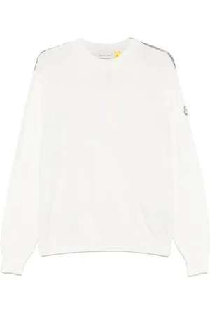 Moncler Heren, Sweatshirts & Hoodies, Wit, Maat: S