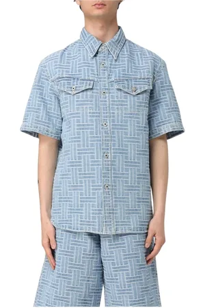 Kenzo Heren, Overhemden, Blauw, Maat: M Katoen