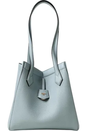 Fendi Dames, Tassen, Blauw, Maat: ONE Size Leer
