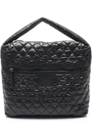 CHANEL Dames, Pre-owned, Zwart, Maat: ONE Size Leer