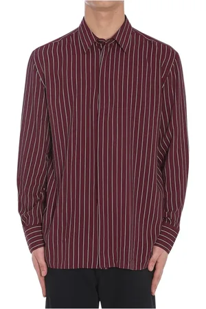 Saint Laurent Heren, Overhemden, Rood, Maat: L
