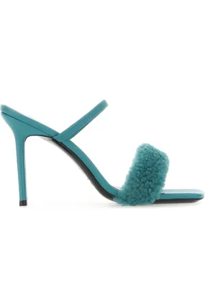 By Far Dames, Schoenen, Blauw, Maat: 36 EU