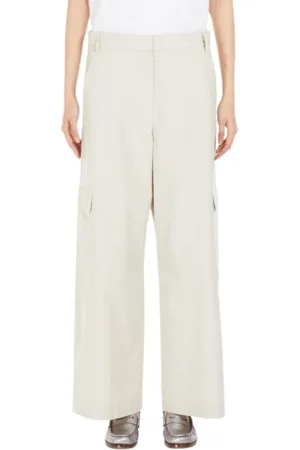 Max Mara Dames, Broeken, , Maat: 2XS Katoen