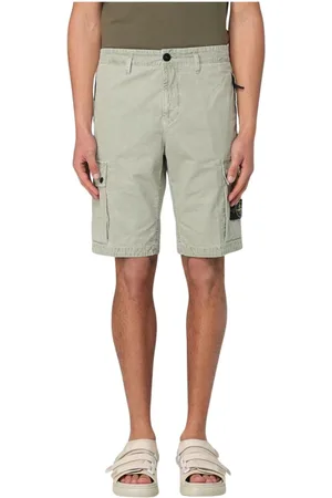 Stone Island Heren, Korte broeken, Groen, Maat: W32 Katoen