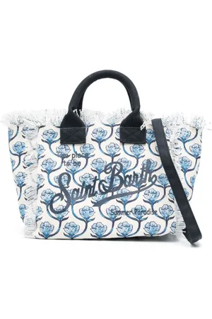 MC2 SAINT BARTH Dames, Tassen, Blauw, Maat: ONE Size Katoen