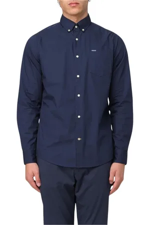 Barbour Heren, Overhemden, Blauw, Maat: 2XL Katoen
