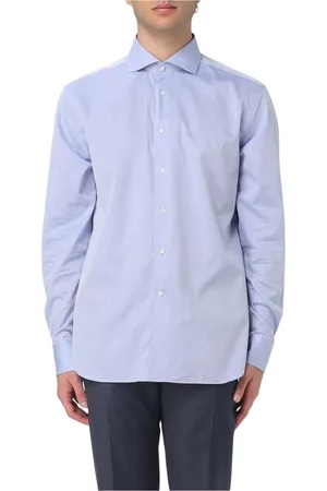 corneliani Heren, Overhemden, Blauw, Maat: L Katoen