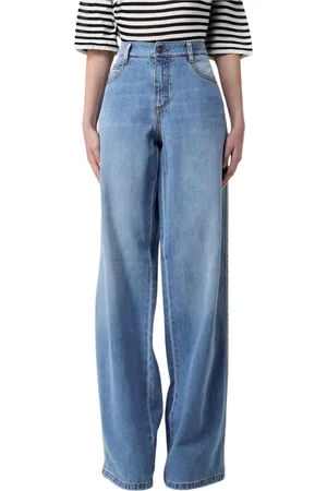 ERMANNO SCERVINO Dames, Jeans, Blauw, Maat: S Katoen