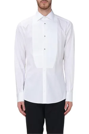 Dolce & Gabbana Heren, Overhemden, Wit, Maat: L Katoen