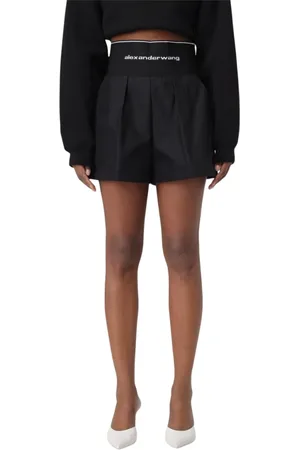 Alexander Wang Dames, Korte broeken, Zwart, Maat: S