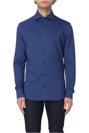 Paul & Shark Heren, Overhemden, Blauw, Maat: 3XL Katoen