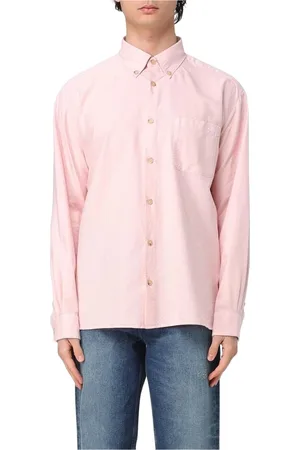 A.P.C. Heren, Overhemden, Roze, Maat: M Katoen